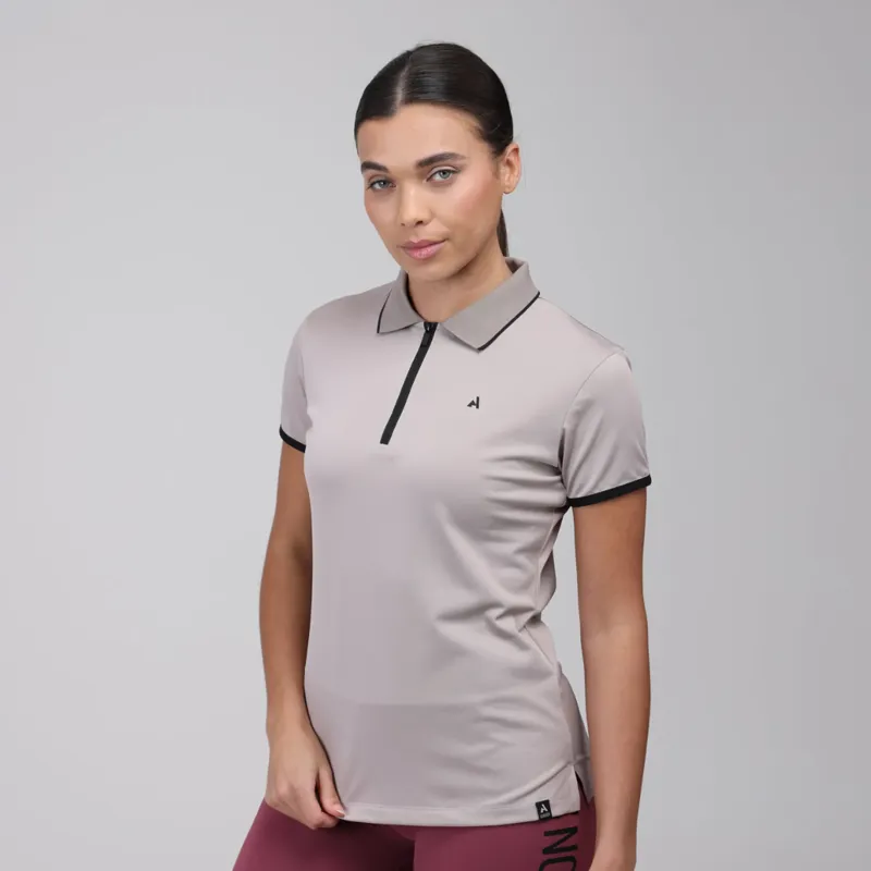 Aubrion React Tech Polo in Sand-1